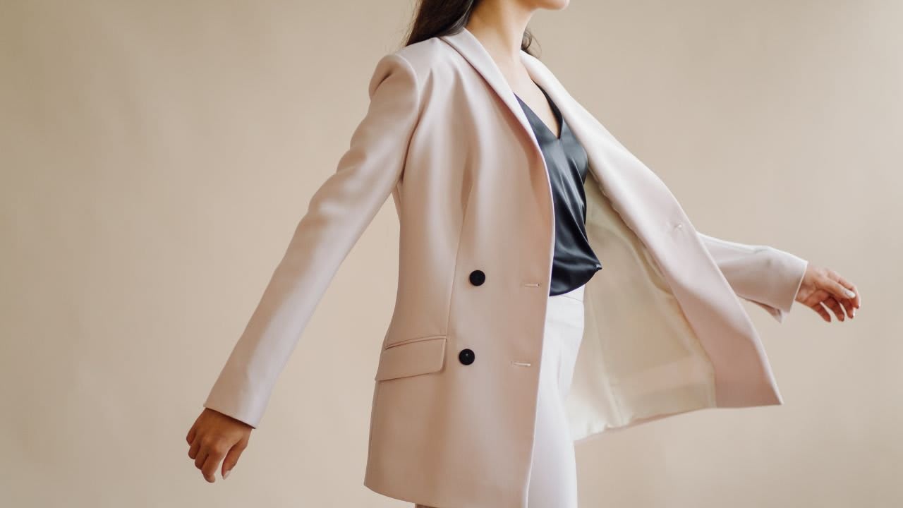 Elegant Beige Blazer for Women
